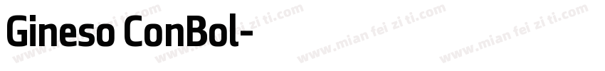 Gineso ConBol字体转换